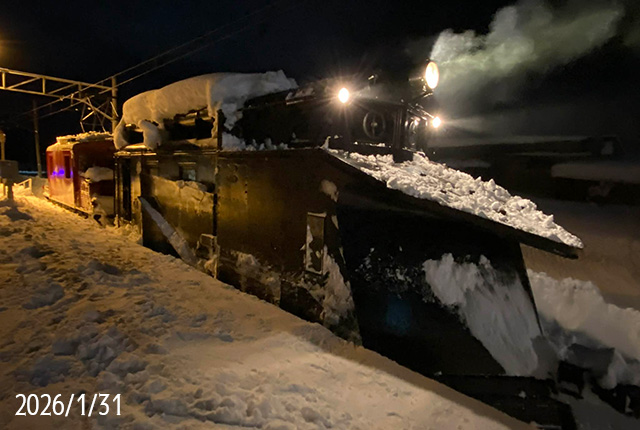 運転再開への除雪作業～KONAN WORKS 2026/1/31＆2/1｜弘南鉄道株式会社